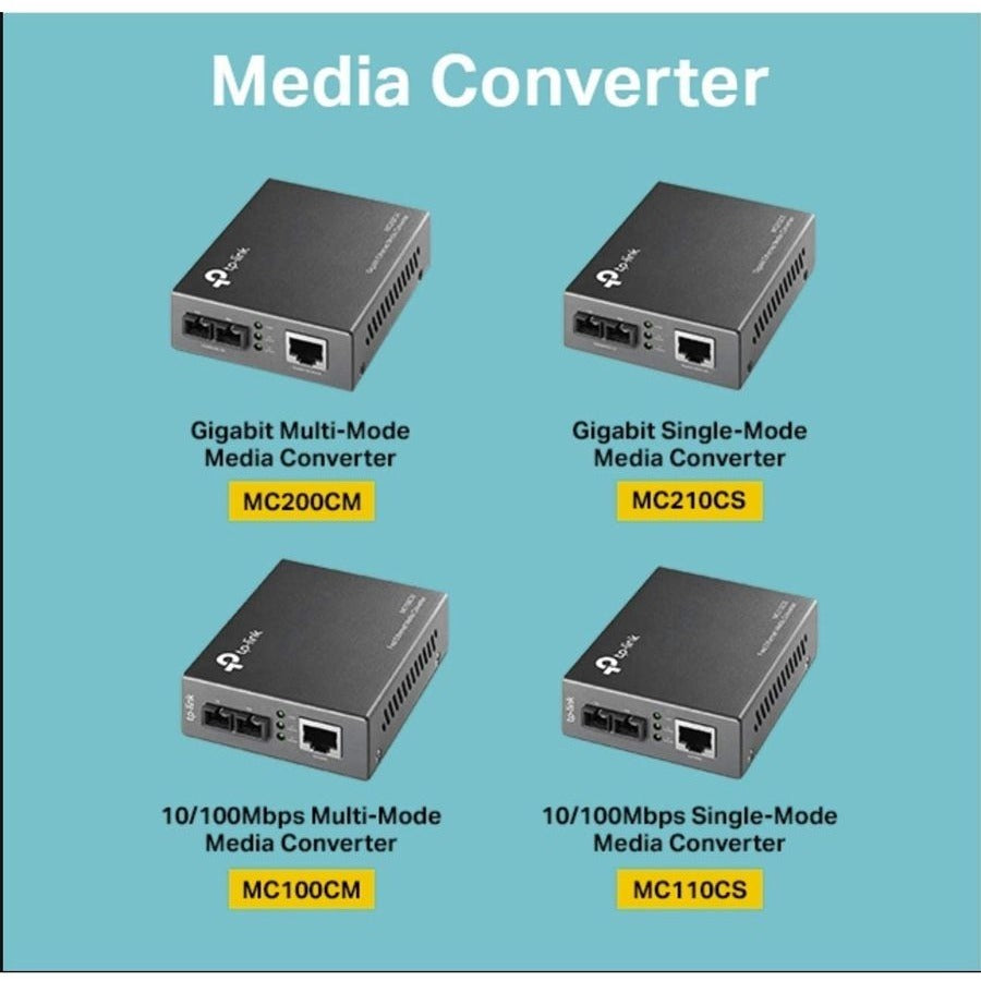 TP-Link MC100CM | 10/100Mbps Multi-Mode Media Converter