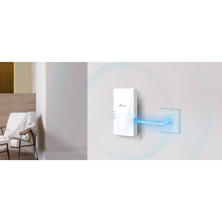 TP-Link RE500X - Dual Band 802.11ax 1.46 Gbit/s Wireless Range Extender