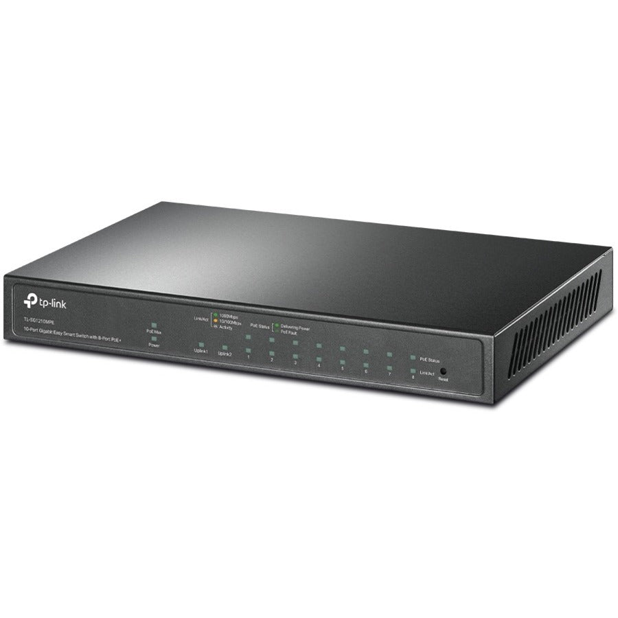 TP-Link TL-SG1210MPE 10-Port Gigabit Easy Smart Switch 8-Port PoE+ | TP-Link