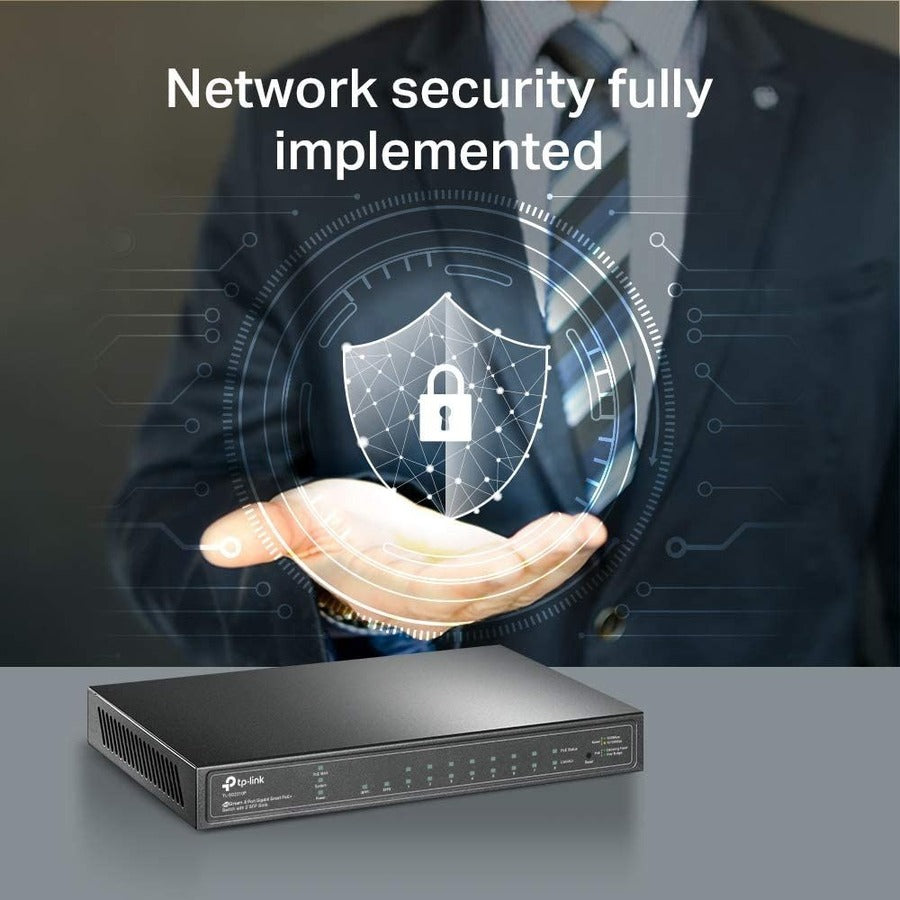TP-Link TL-SG2210P - JetStream 8-Port Gigabit Smart PoE+ Switch with 2 SFP Slots TL-SG2210P_V3