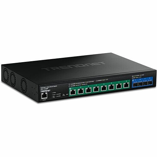 TRENDNET 12-Port 10G PoE++ Web Smart Switch 720W for Business