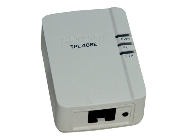 TRENDNET 500 Mbps Powerline Ethernet Adapter Kit TPL-406E2K for Home & Office
