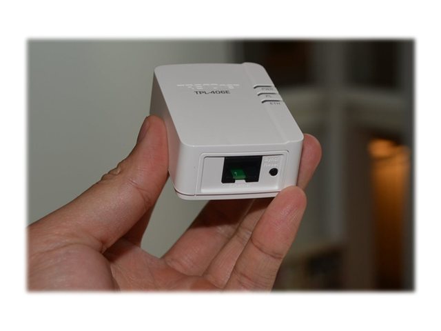 TRENDNET 500 Mbps Powerline Ethernet Adapter Kit TPL-406E2K for Home & Office