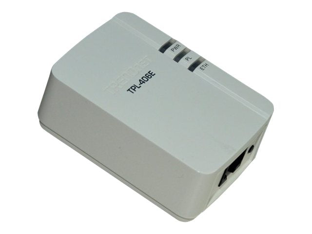 TRENDNET 500 Mbps Powerline Ethernet Adapter Kit TPL-406E2K for Home & Office