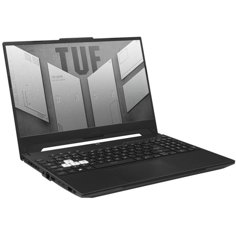 TUF Dash F15 FX517 FX517ZE-RS51 15.6" Gaming Notebook - Full HD - 1920 x 1080 - Intel Core i5 12th Gen i5-12450H Octa-core (8 Core) 2 GHz - 8 GB Total RAM - 512 GB SSD - Off Black