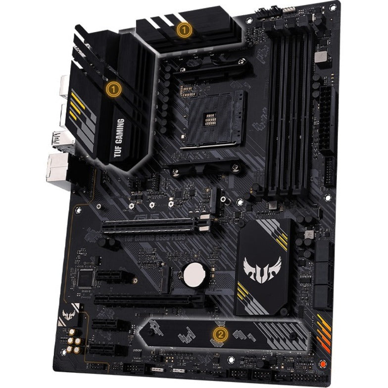 TUF GAMING B550-PLUS Desktop Motherboard - AMD B550 Chipset - Socket AM4 - ATX