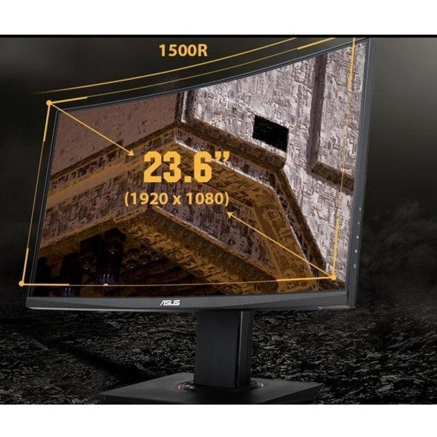 TUF VG24VQ 23.6" Full HD Curved Screen Gaming LCD Monitor - 16:9