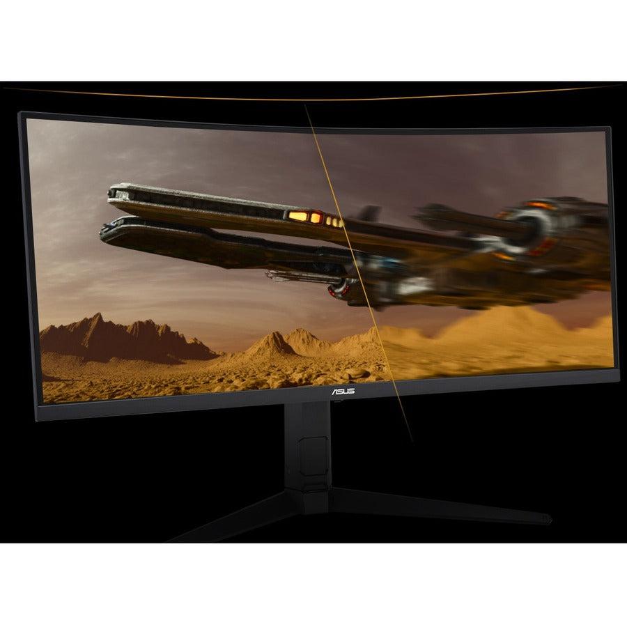 TUF VG34VQEL1A 34" WQHD Curved Screen LED Gaming LCD Monitor - 21:9
