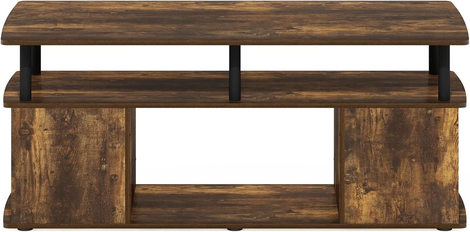 TV Stand For 50 Inch TVs Amber Pine Black Rustic Modern