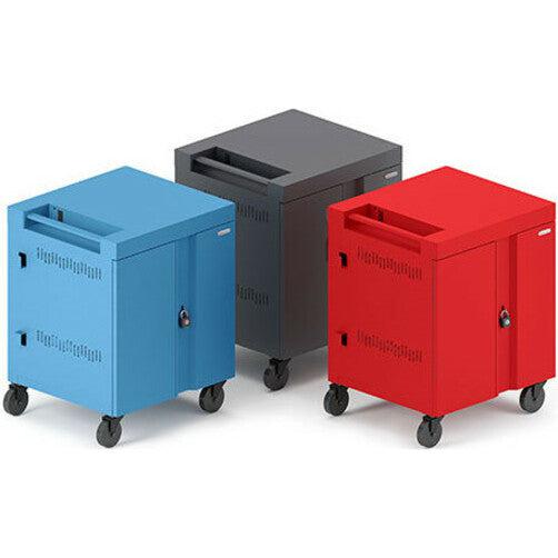 Tablet Charging Cart - Mobile Device Storage Solution for 32 Tablets | Tecisoft TVC32PAC-BP