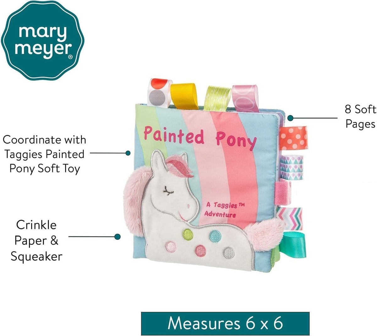 Taggies Soft Book - Painted Pony