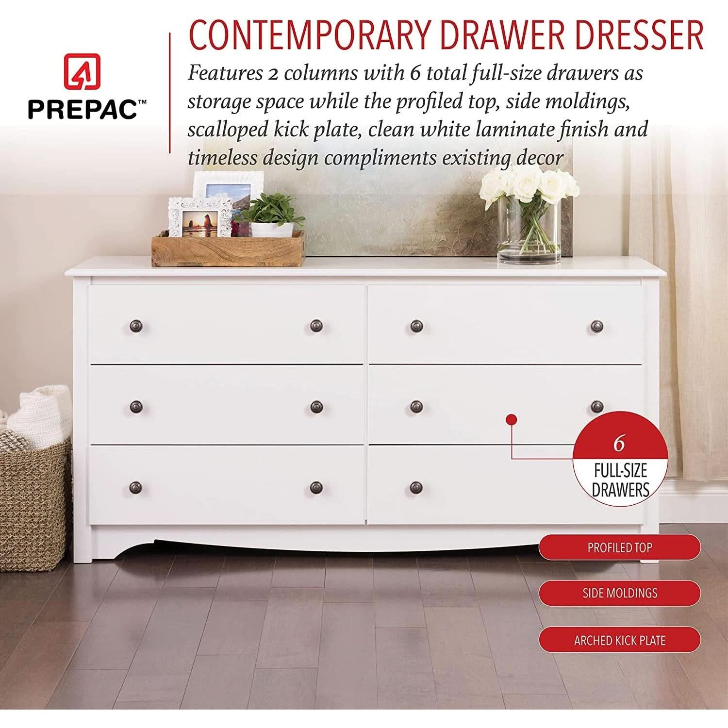 Tall Dresser Coffee Brown With Removable Fabric Bins