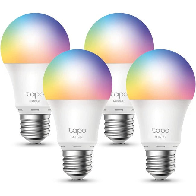 Tapo Smart Light Bulb, Multicolor, 4-Pack