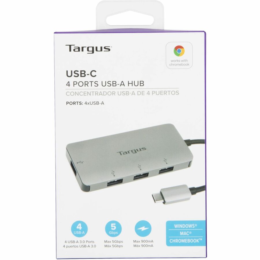 Targus Ach226Bt Interface Hub Usb 3.2 Gen 1 (3.1 Gen 1) Type-C 5000 Mbit/S Silver
