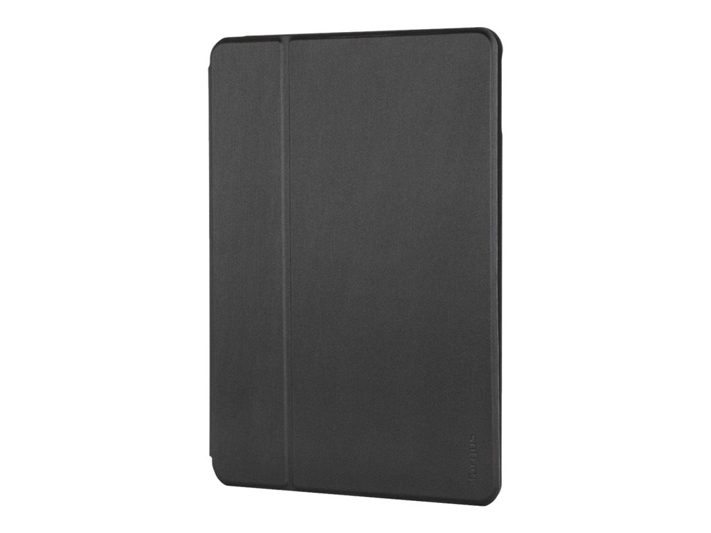 Targus Click-In - Flip cover for tablet - polyurethane, thermoplastic polyurethane (TPU) - black - 10.5 - for Apple 10.2-inch THZ851GL