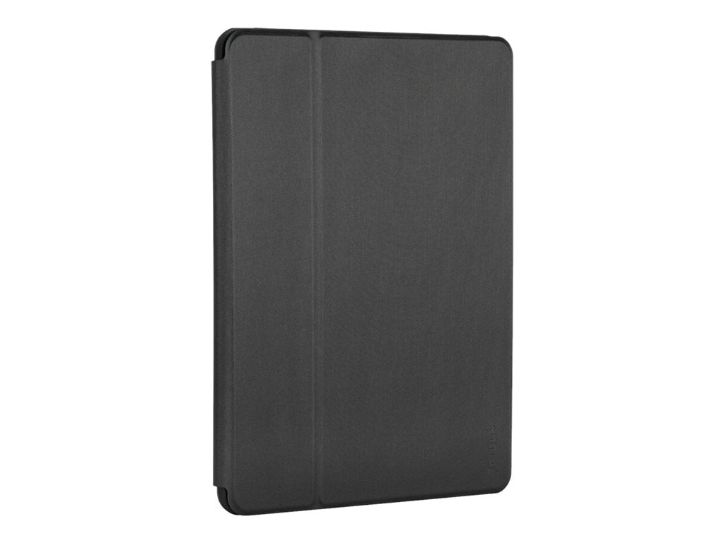 Targus Click-In - Flip cover for tablet - polyurethane, thermoplastic polyurethane (TPU) - black - 10.5 - for Apple 10.2-inch THZ851GL