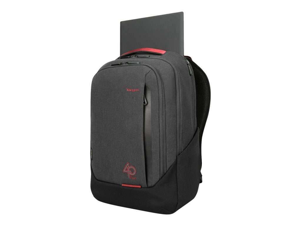 Targus Cypress Hero Backpack with EcoSmart - 40th Anniversary - notebook carrying backpack - up to 15.6 - dark charcoal TBB94504GL