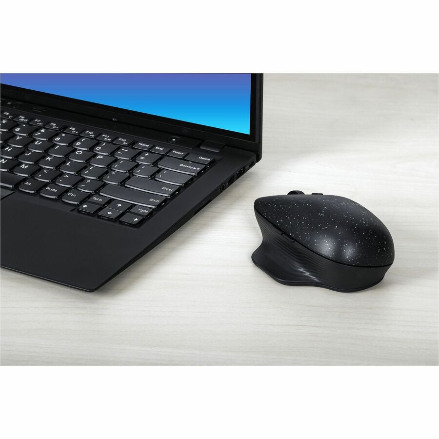 Targus ErgoFlip EcoSmart Mouse - Mid Size Mouse - Optical/BlueTrace - Wireless -