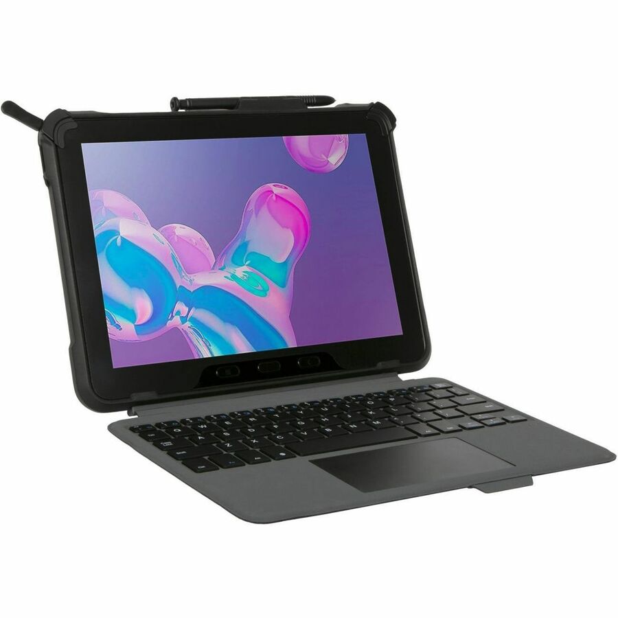 Targus Field-Ready THD933USZ Keyboard/Cover Case Samsung Galaxy Tab Active4 Pro Tablet,