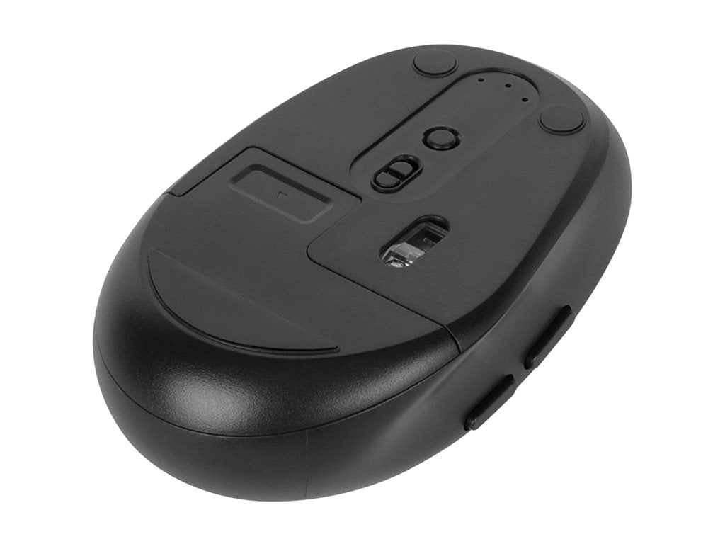 Targus - Keyboard and mouse set - EcoSmart, midsize, comfort, combo - full size - antimicrobial - wireless - 2.4 GHz, Bluetooth AKM626USZ