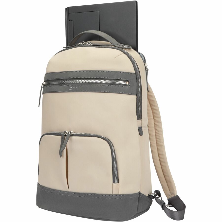 Targus Newport Notebook Case 38.1 Cm (15") Backpack Grey, Tan