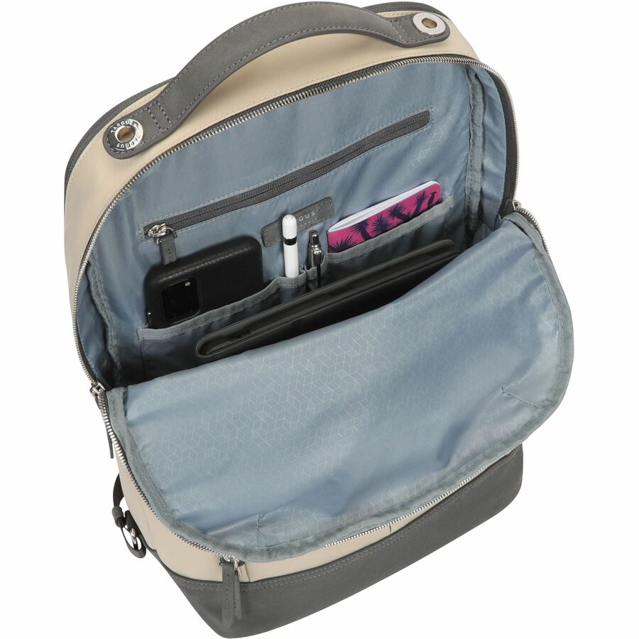 Targus Newport Notebook Case 38.1 Cm (15") Backpack Grey, Tan