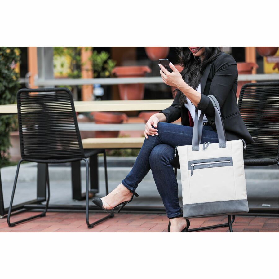 Targus Newport Notebook Case 38.1 Cm (15") Grey, Tan