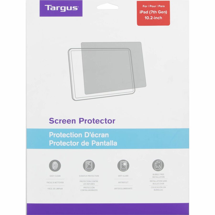 Targus Scratch-Resistant Screen Protector for iPad (9th, 8th and 7th gen.) 10.2-inch Transparent AWV102GL
