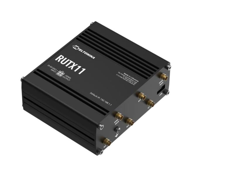 Teltonika RUTX11 LTE Cat 6 Router with Quectel EG060K-NA for Industrial Use
