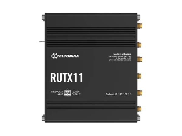 Teltonika RUTX11 LTE Cat 6 Router with Quectel EG060K-NA for Industrial Use