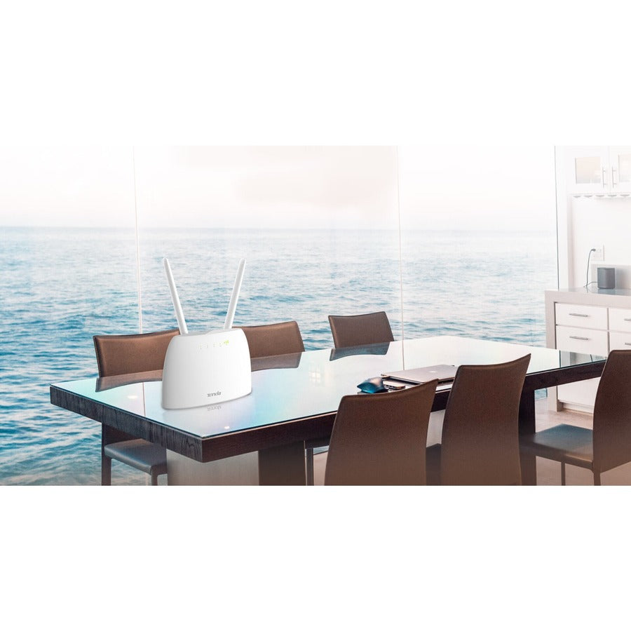 Tenda 4G06 Wi-Fi 4 Ieee 802.11B/G/N 1 Sim Ethernet, Cellular Modem/Wireless Router