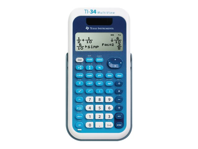 Texas Instruments TI 34 Multi View Calculator – Four-Line Display for Students