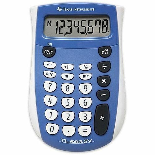Texas Instruments TI503SV Pocket Calculator with Roomy Keyboard for Professionals