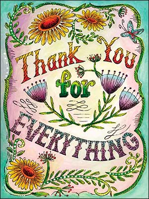Thank You Card - Thank You For Everything