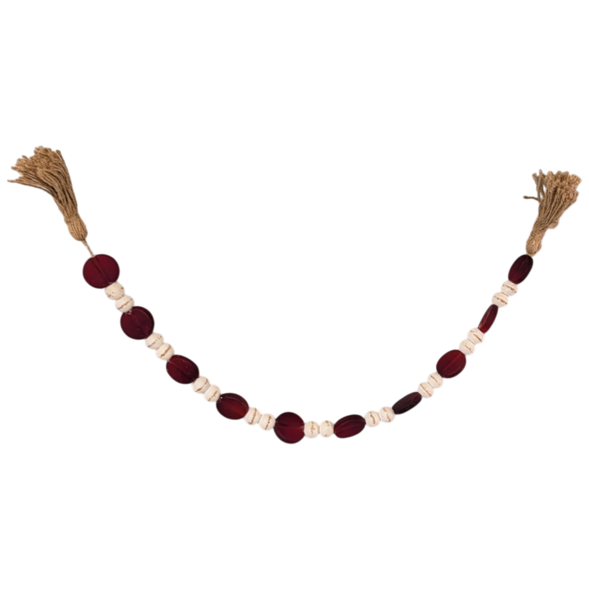 The Burgundy Jewel Garland - 36 Inch