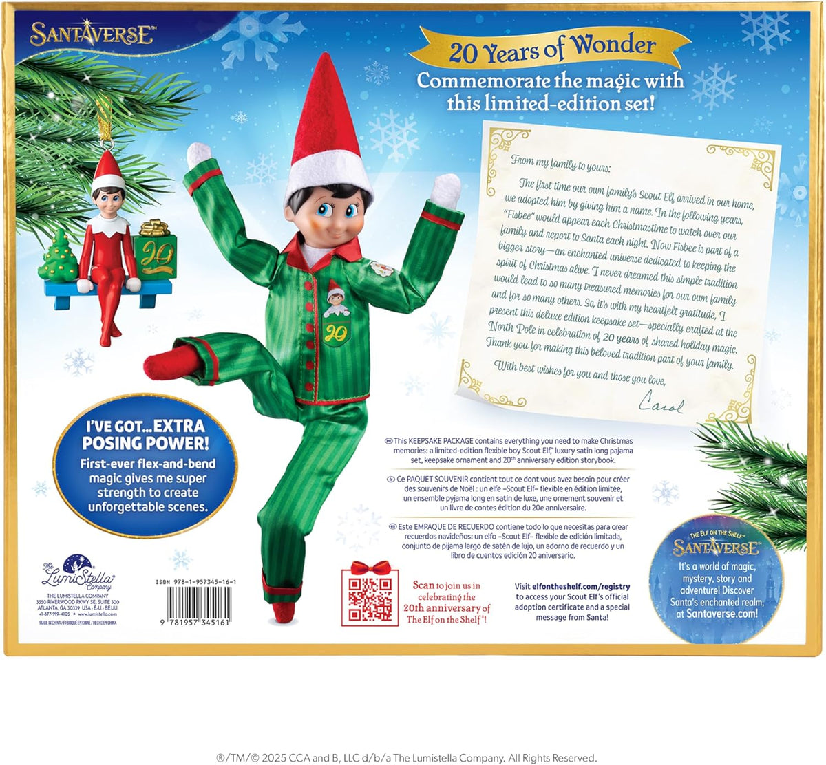 The Elf on the Shelf Ltd 20th Anniversary Boy Blue Eyes