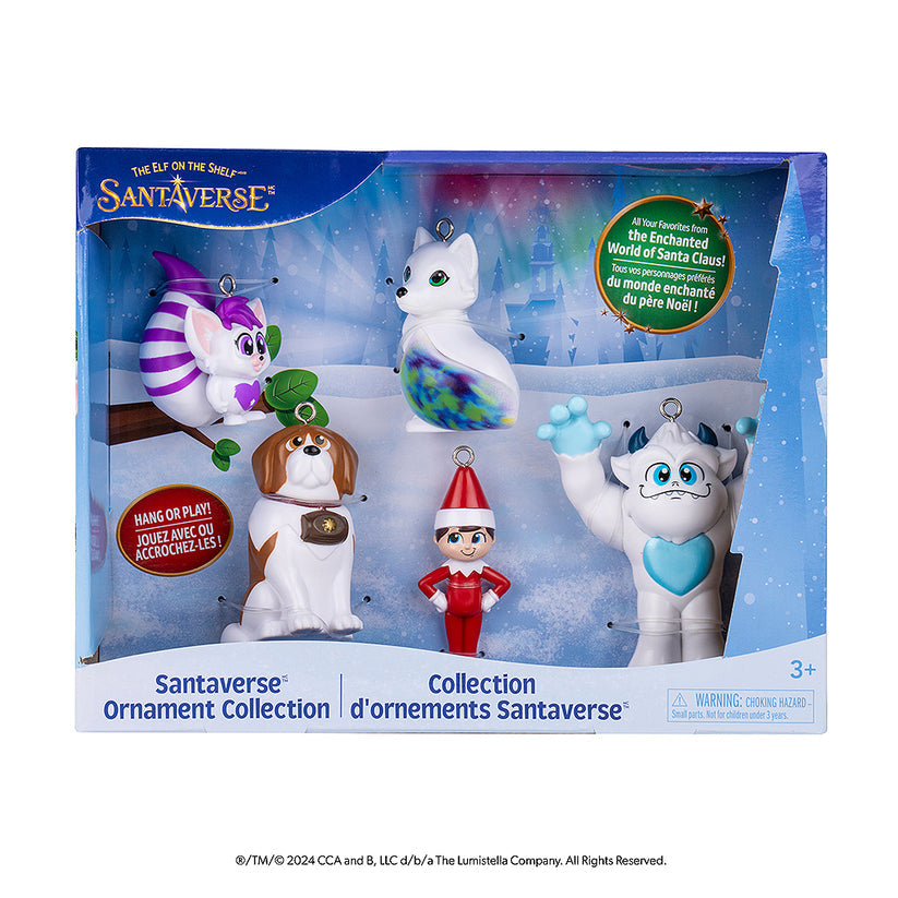 The Elf on the Shelf Santaverse Ornament Collection