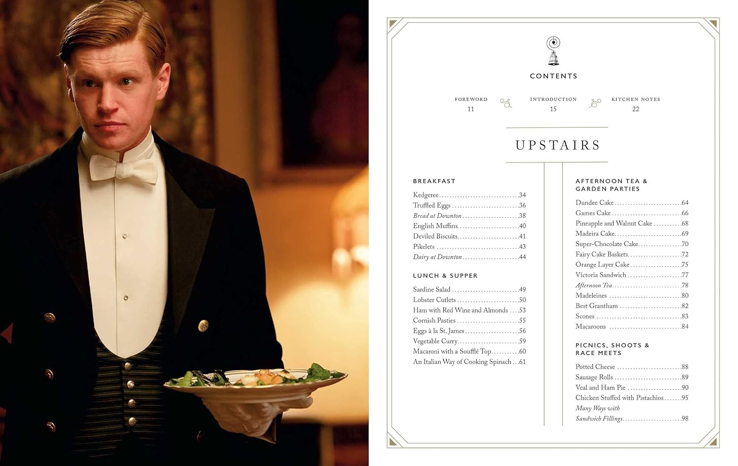 The Official Downton Abbey Cookbook Gift Set (Book and Apron)