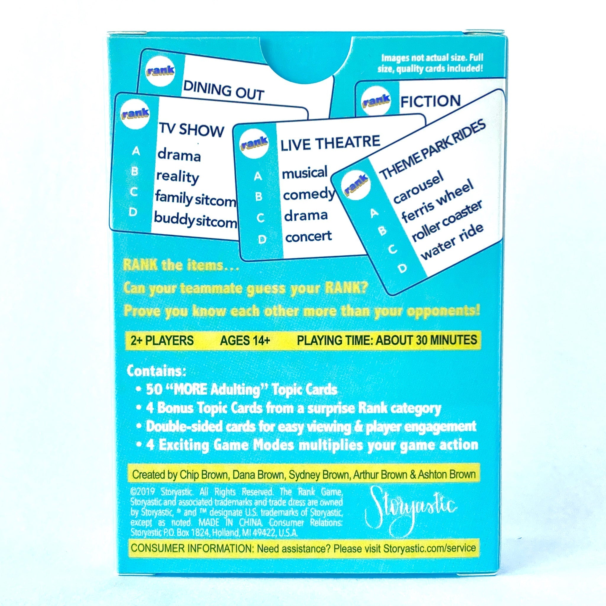 The Rank Game Expansion Pack: MORE Leisure Time (Sky Blue Pack)