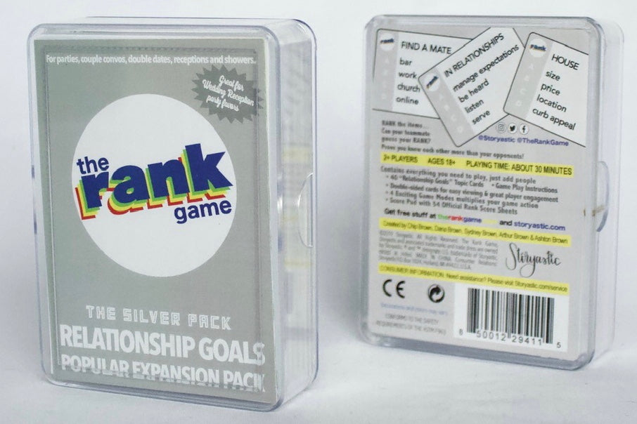 The Rank Game Expansion Pack: Relationship Goals (Silver Pack)