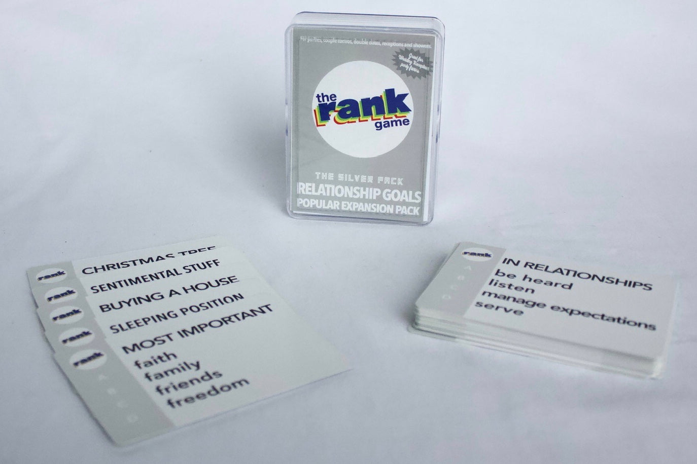 The Rank Game Expansion Pack: Relationship Goals (Silver Pack)