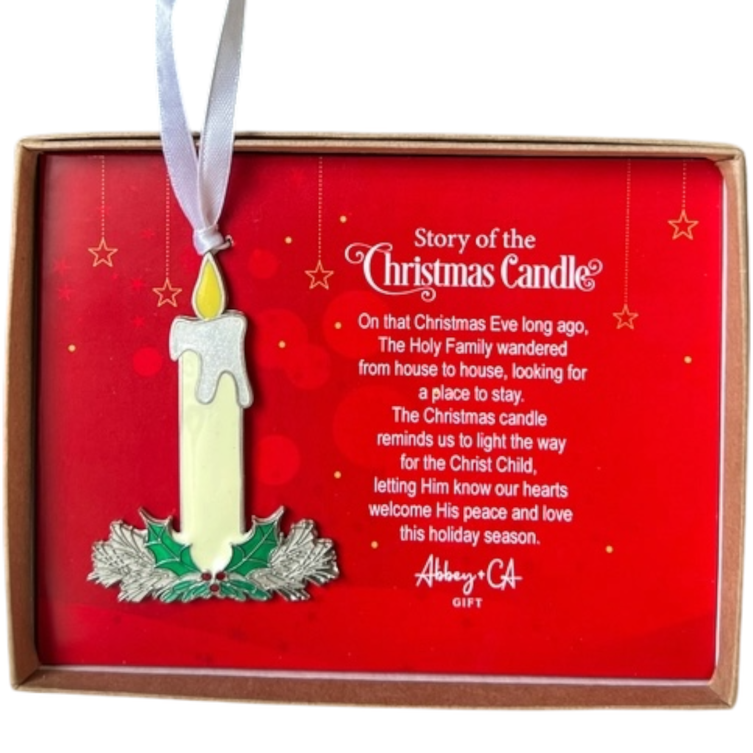 The Story Of The Christmas Candle Ornament