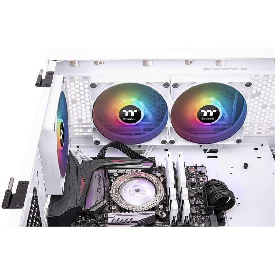 Thermaltake CT120 ARGB Sync PC Cooling Fan White (2-Fan Pack) - 2 Pack