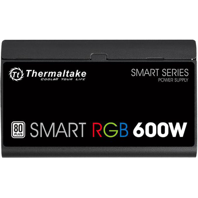 Thermaltake Smart Rgb Ps-Spr-0600Nhfawu-1 600W 80 Plus Atx12V 2.3 Power Supply W/ Active Pfc (Black)