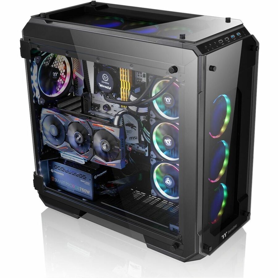 Thermaltake View 71 Tempered Glass Rgb Edition Full Tower Black