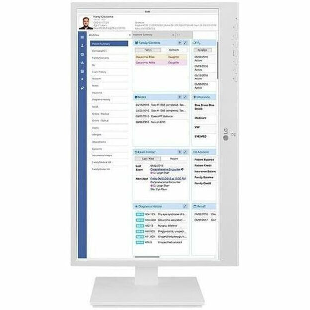 Thin Client All-in-One Healthcare RFID - LG 24CR670NK6P Full HD | TecisofT