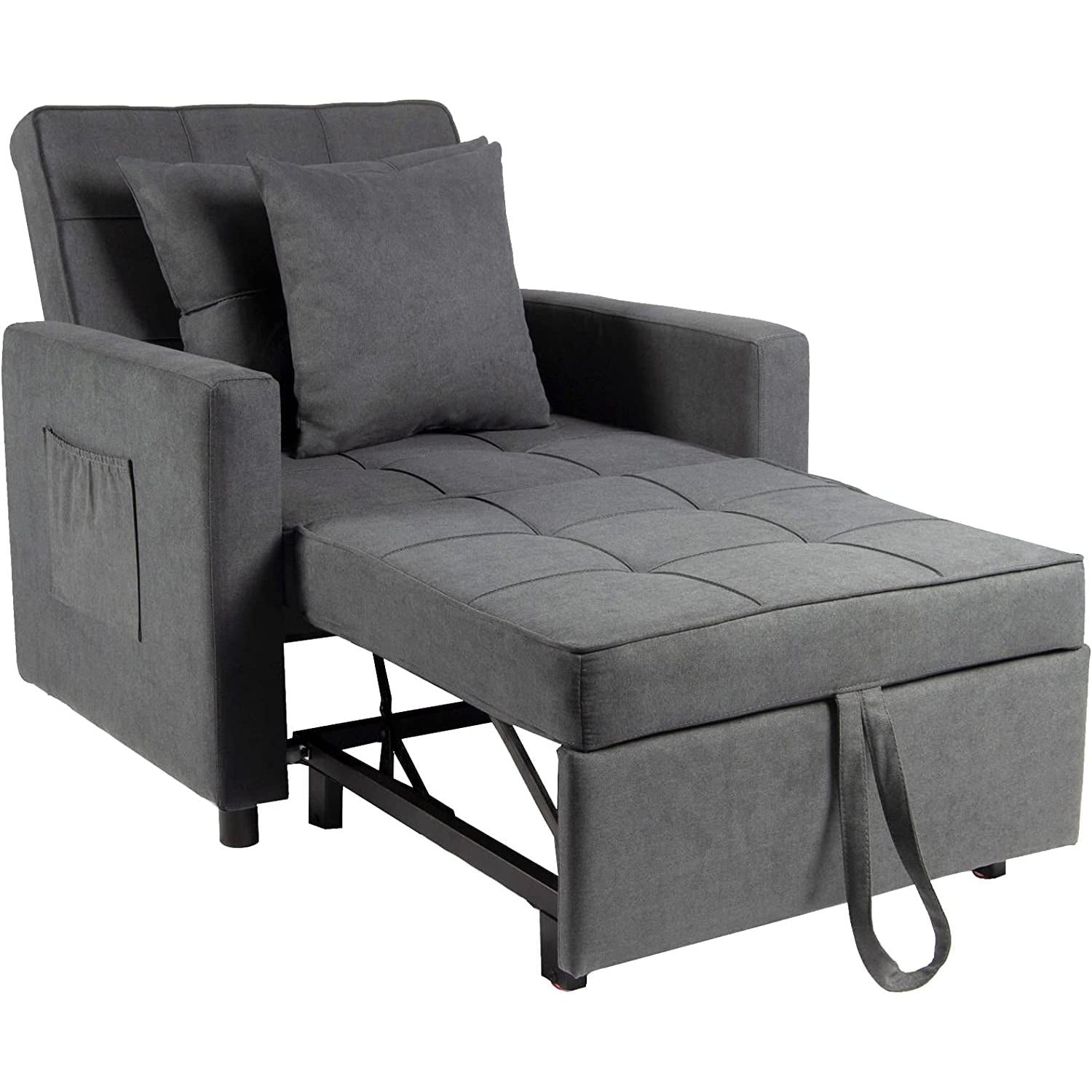 Three In One Convertible Sofa Chair Lounger Recliner Bed