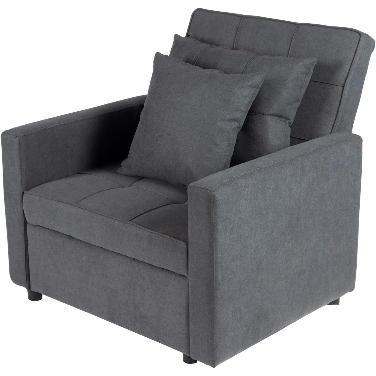 Three In One Convertible Sofa Chair Lounger Recliner Bed