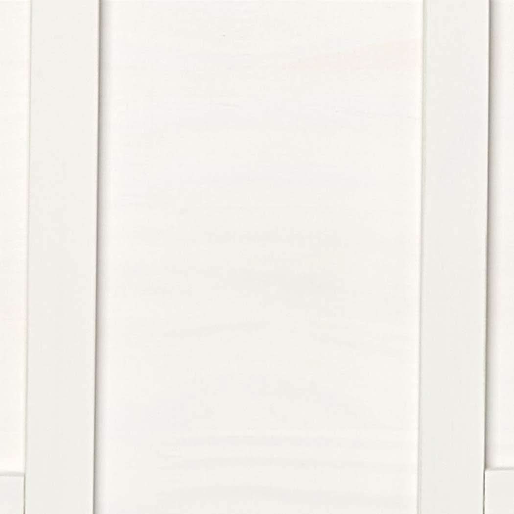 Three Shelf Folding Stackable White Bookcase Home Office