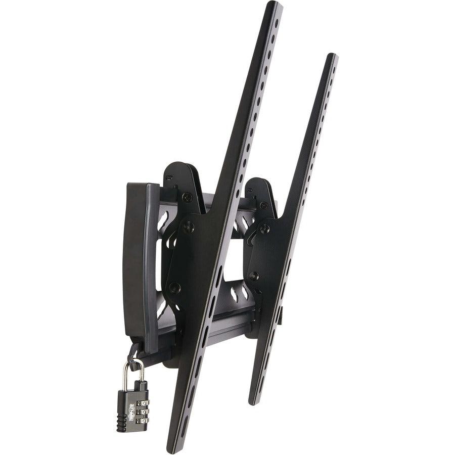 Tilt Wall Mount for 32" to 55" TVs and Monitors - Heavy Duty Security Mount | TecISoft DWTSC3255MUL